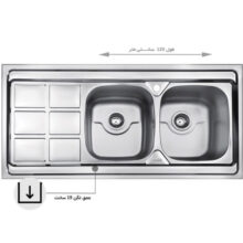 سینک روکار بیمکث مدل 914