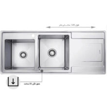 سینک توکار بیمکث مدل 741