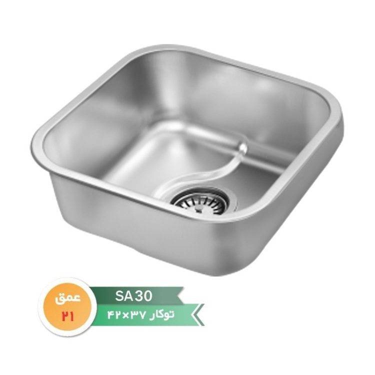 سینک توکار فانتزی نگین الماس مدل SA30