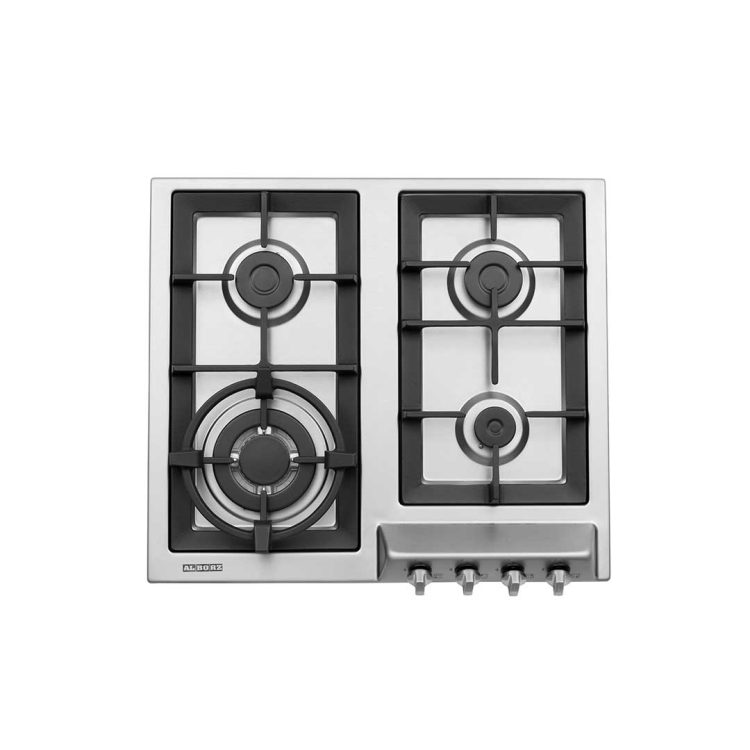 اجاق گاز صفحه ای استیل البرز مدل S-4655i