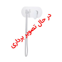 ملحقات شیر توالت توکار ایکاد راسان مدل تنسو سفید طلایی