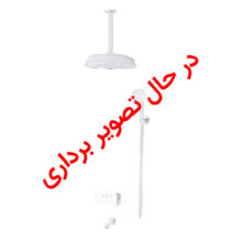 ملحقات شیر حمام توکار ایکاد راسان مدل تنسو کلاس (1) سفید طلایی